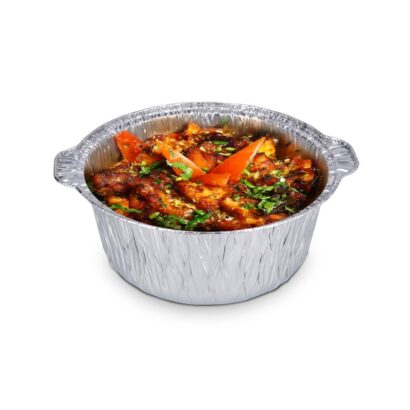 ALUMINIUM POT 21CM WITH LID - 200 PCS