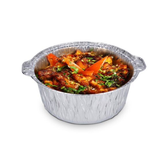 ALUMINIUM POT 21CM WITH LID - 200 PCS