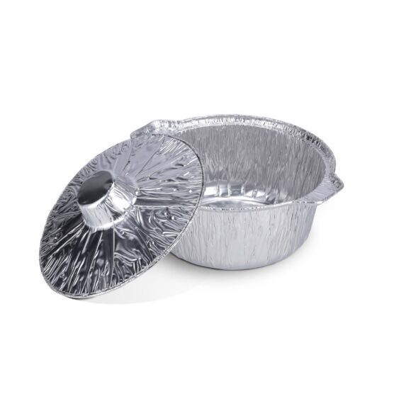 ALUMINIUM POT 21CM WITH LID - 200 PCS - Image 3