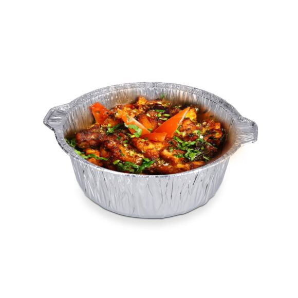 ALUMINIUM POT 25CM WITH LID - 150 PCS
