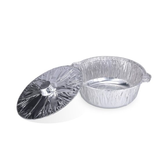 ALUMINIUM POT 25CM WITH LID - 150 PCS - Image 3