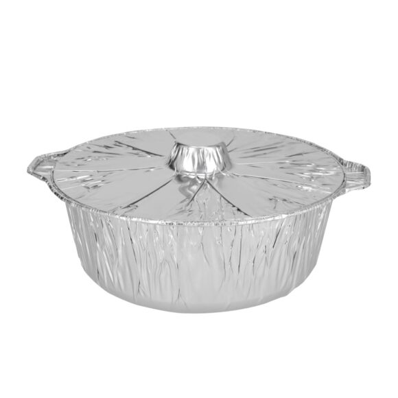 ALUMINIUM POT 33CM WITH LID - 100 PCS - Image 2