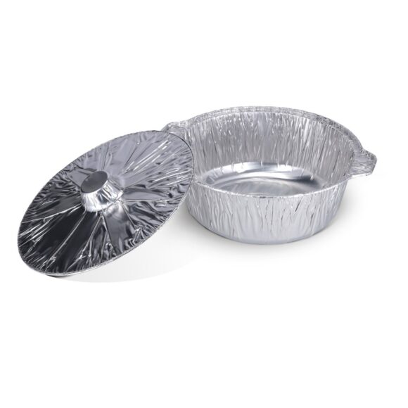 ALUMINIUM POT 39CM WITH LID - 50 PCS - Image 3