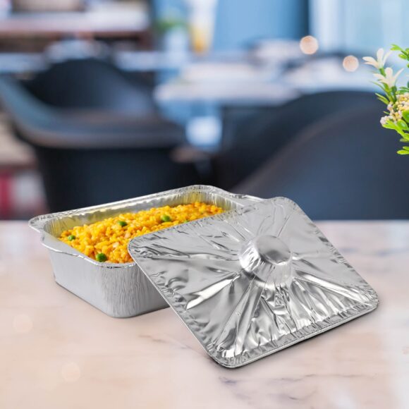 ALUMINIUM POT REC.2500ML WITH LID - 100 PCS - Image 3