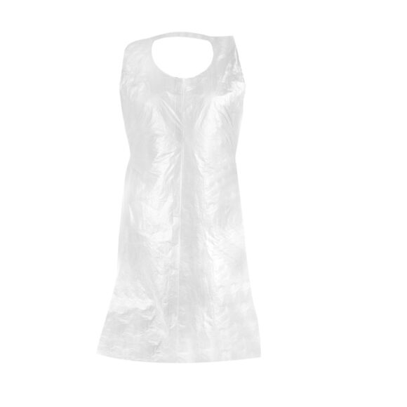 HD PE APRON 28X46" WHITE 100x10 Packets - Image 3