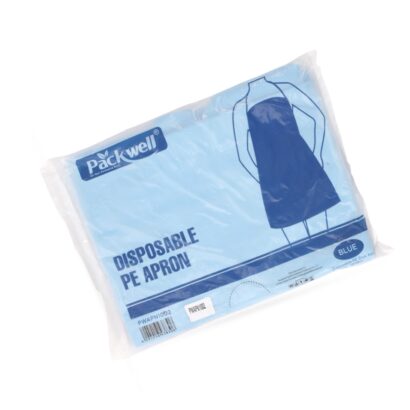 HD PE APRON 28X46" BLUE 100x10 Packets