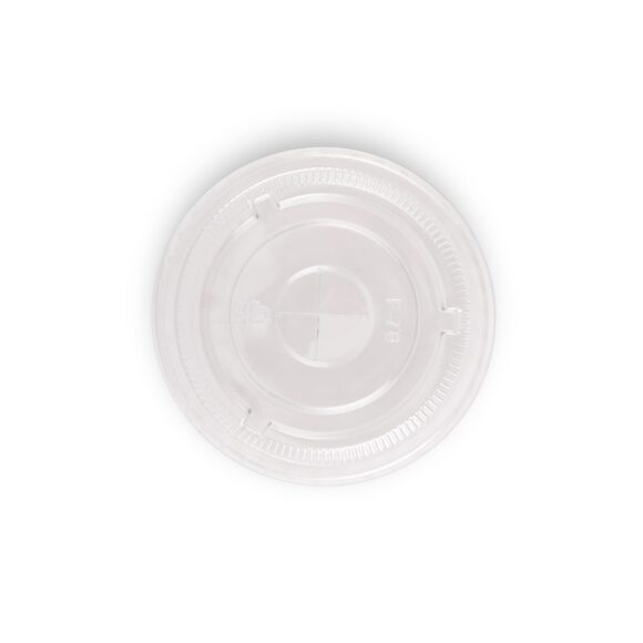 CLEAR FLAT LID 78MM 8 10OZ  1CTN 50PC*20BA