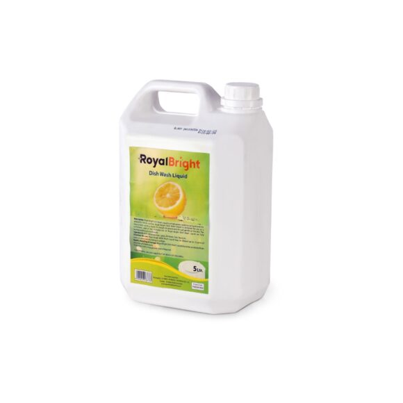 ROYAL BRIGHT DISH WASH LIQUID 5LTR 1X4PC - Image 2