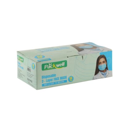 Packwell Non Woven Face Mask Blue
