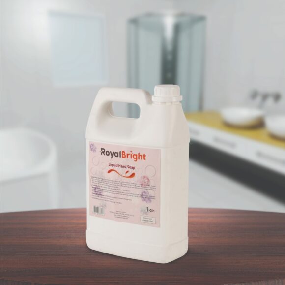 ROYALBRIGHT HAND WASH LIQUID 1 GALLON ROSE 1X4Pieces - Image 3
