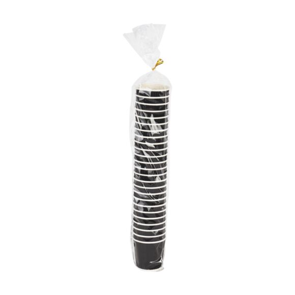PAPER RIPPLE CUP 4OZ 1CTN 40BAG*25PCS BLACK - Image 2