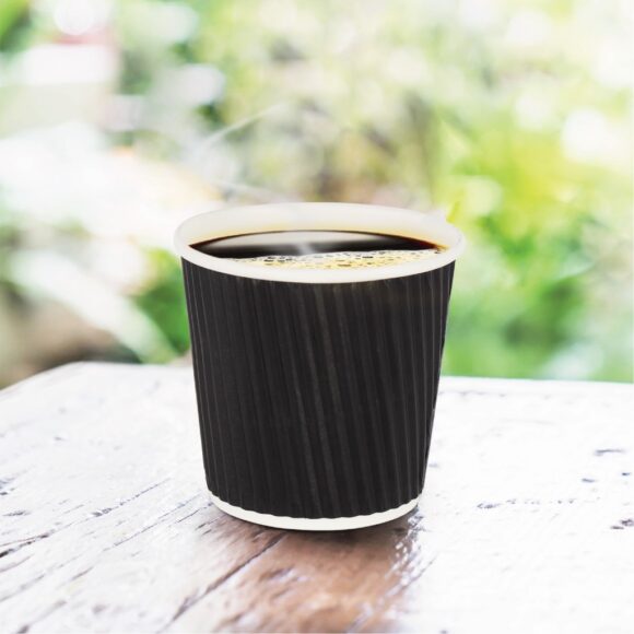 PAPER RIPPLE CUP 4OZ 1CTN 40BAG*25PCS BLACK - Image 4