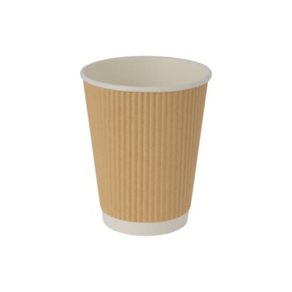 PAPER RIPPL CUP 12OZ 1CTN 20BAG*25PCS BROWN
