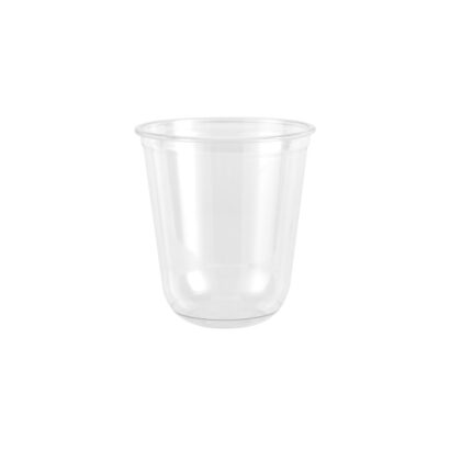 U SHAPE CLEAR PET GLASS 12OZ 1CTN 50PC*20B
