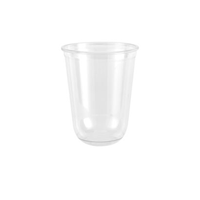 U SHAPE CLEAR PET GLASS 16OZ 1CTN 50PC*20B