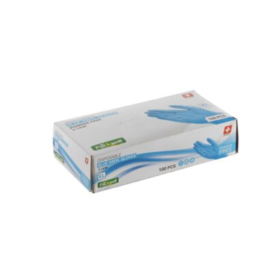 BLUE VINYL GLOVES POWDR FREE XLARGE 100X10B
