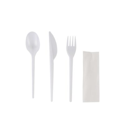 PLASTIC 4-IN-1 CUTLERY SET 500 PIECES, 2.3 GRAMS EACH