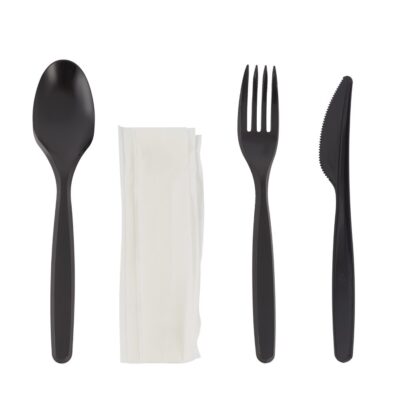 BLACK MD 4-IN-1 CUTLERY SET 500 PIECES, 3.2 GRAMS EACH