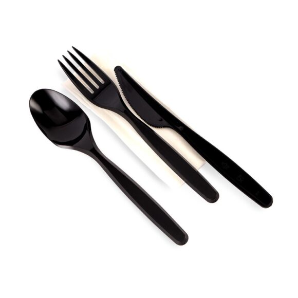 BLACK MD 4-IN-1 CUTLERY SET 500 PIECES, 3.2 GRAMS EACH - Image 2