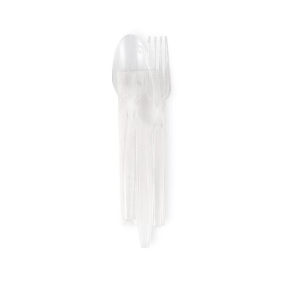 CLEAR HD 4-IN-1 CUTLERY SET 500 PIECES, 4.0 GRAMS EACH