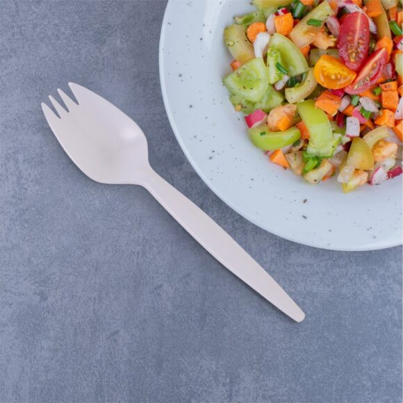 PLASTIC SPORK INDIVIDUALLY WRAPPED, 1000 PIECES, 2.3 GRAMS EACH - Image 3