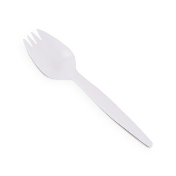 PLASTIC SPORK INDIVIDUALLY WRAPPED, 1000 PIECES, 2.3 GRAMS EACH - Image 2