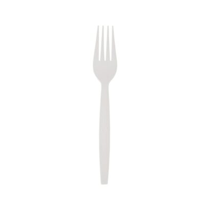 PLASTIC HEAVY-DUTY FORK 50 PIECES. 5.3 GRAMS EACH