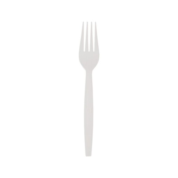 PLASTIC HEAVY-DUTY FORK 50 PIECES. 5.3 GRAMS EACH
