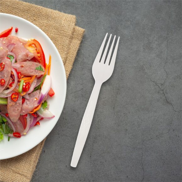 PLASTIC HEAVY-DUTY FORK 50 PIECES. 5.3 GRAMS EACH - Image 4