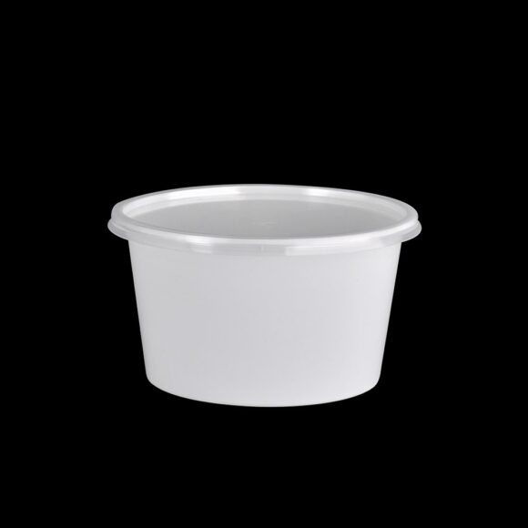 MICROWAVE CONTAINER WITH LID 450 ML, ROUND SHAPED, PACK OF 500 - Image 2