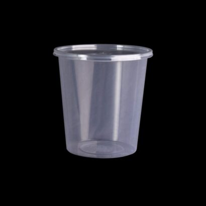 MICROWAVE CONTAINER WITH LID 750 ML, ROUND SHAPED, PACK OF 250