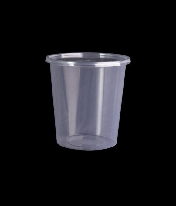 MICROWAVE CONTAINER WITH LID 750 ML, ROUND SHAPED, PACK OF 250