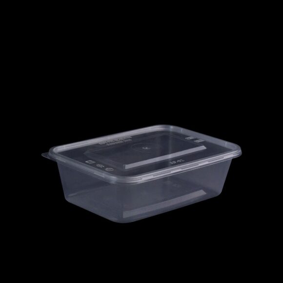 MICROWAVE CONTAINER WITH LID 650 ML, RECTANGLE SHAPED, PACK OF 500 - Image 3