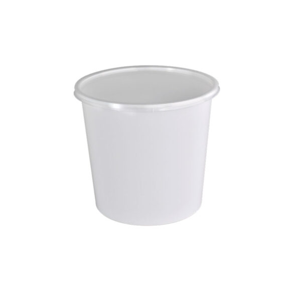 MICROWAVE CONTAINER WITH LID 2000 ML, ROUND SHAPED, PACK OF 100