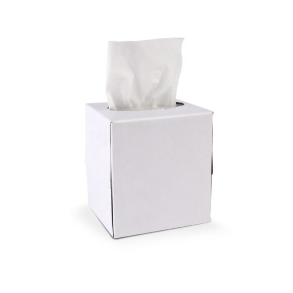 SQUARE TISSUE BOX 80 SHEETS, 1X48 BOX PIECES - Image 2