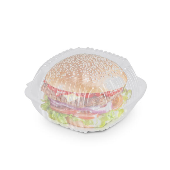 CLEAR BURGER CONTAINER 6" 1X500 - Image 3