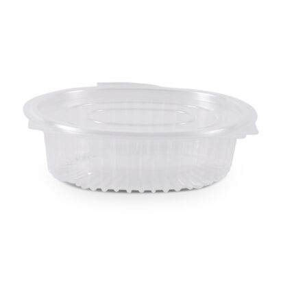 CLEAR HINGED CONTAINER 250ML 1X250