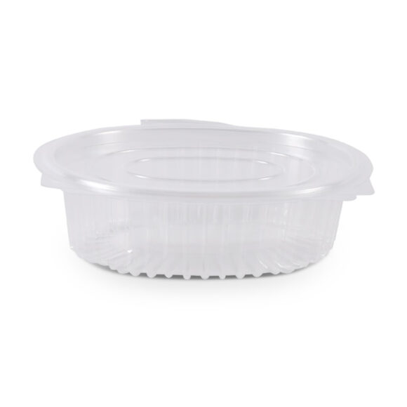 CLEAR HINGED CONTAINER 250ML 1X250