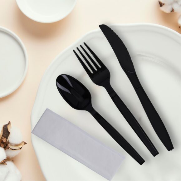 BLACK HD 4-IN-1 CUTLERY SET 500 PIECES, 4.0 GRAMS EACH - Image 2