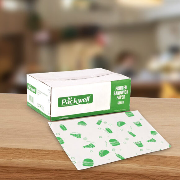 PRINTED SANDWICH PAPER RED 24X34CM - Image 5