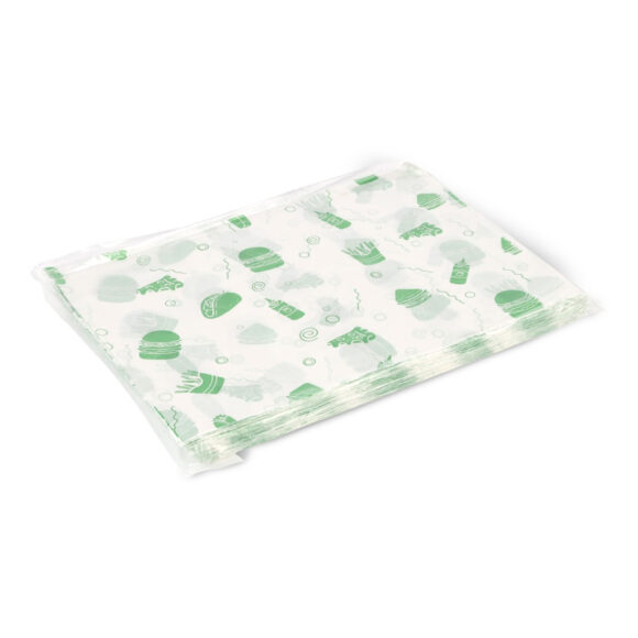 PRINTED SANDWICH PAPER RED 24X34CM - Image 2